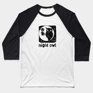 Night Owl Baseball T-Shirt